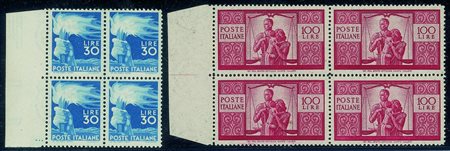 Repubblica - Ruota - Democratica (543/565) - serie completa in quartine (23...