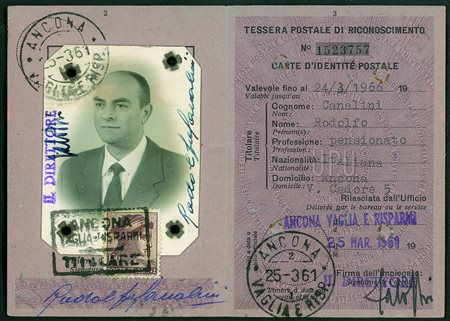 Repubblica - Ruota - 1960/1961 - Insieme di tre tessere postali in tariffa...