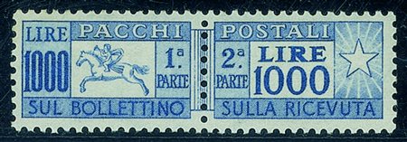 Repubblica - 1954 - 1000 lire Cavallino (81)Gomma integra