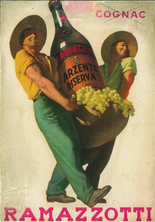 Cartoline - Pubblicitarie - Ramazzotti Arzenta Riserva - illustratore...