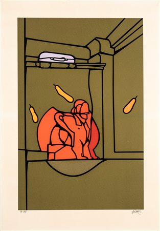 Valerio Adami (Bologna 1935)  - Senza titolo