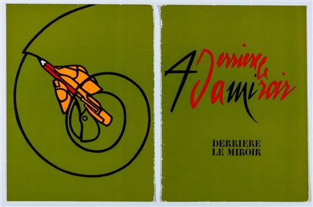 Valerio Adami (Bologna 1935)  - Derrière le miroir , 1973