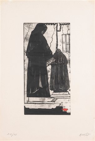 Franco Angeli (Roma 1935 - 1988)  - De Urbis Idearum