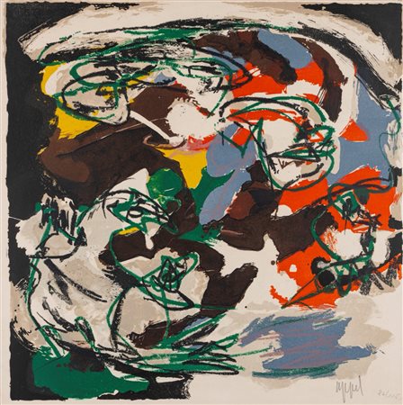Karel Appel (Amsterdam 1921 - Zurigo 2006)  - Paysages Humains
