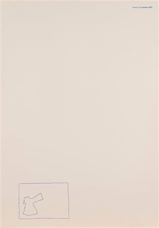Alighiero Boetti (Torino 1940 - Roma 1994)  - Territori occupati, 1971