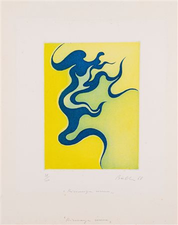 Luigi Boille (Pordenone 1926 - Roma 2015)  - Risonanza serena, 1968