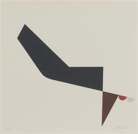 Arturo Bonfanti (Bergamo 1905 - Bergamo 1978)  - Senza titolo, 1971