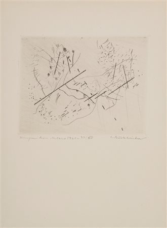 Carl  Buchheister (Hannover 1890 - Hannover 1964)  - Komposition, 1961