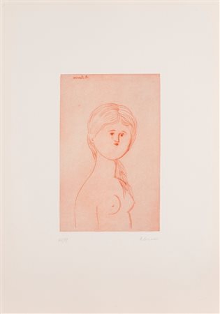 Antonio Bueno (Berlino 1918 - Fiesole 1984)  - Fanciulla rosa