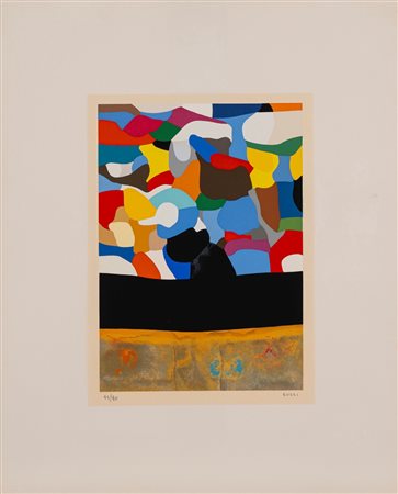 Alberto Burri (Città di Castello 1915 - Nizza 1995)  - Serigrafia 3-D, 1973/'76