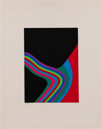 Alberto Burri (Città di Castello 1915 - Nizza 1995)  - Serigrafia 1-A, 1973/'76