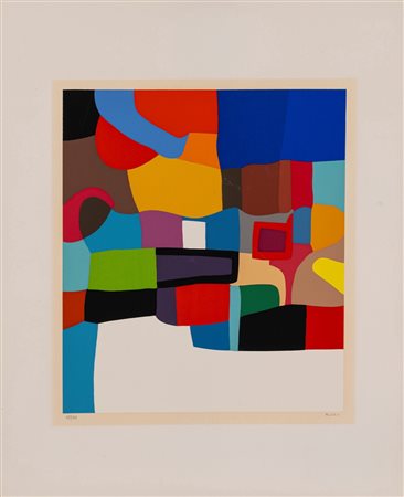 Alberto Burri (Città di Castello 1915 - Nizza 1995)  - Serigrafia 2-D, 1973/'76