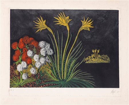 Corrado Cagli (Ancona 1910 - Roma 1976)  - Vegetazione, 1975