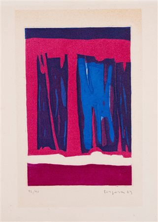 Antonio Corpora (Tunisi 1909 - Roma 2004)  - Composizione, 1969