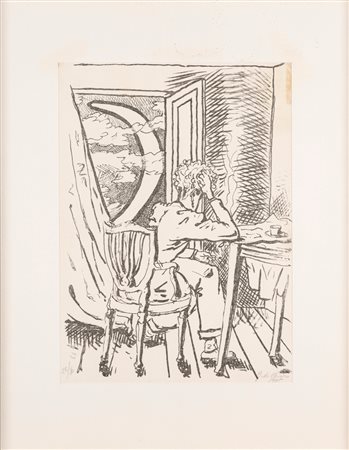 Giorgio de Chirico (Volos 1888 - Roma 1978)  - Comme la lune, 1945
