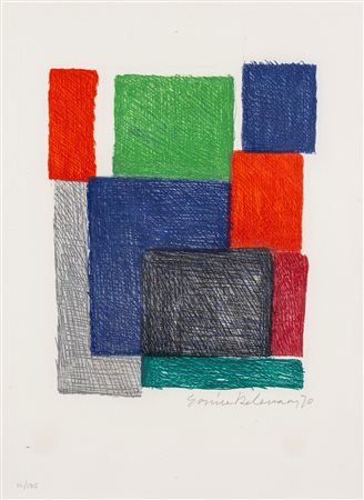 Sonia Delaunay (Hradyz'k 1885 - Parigi 1979)  - La terra impareggiabile, 1970