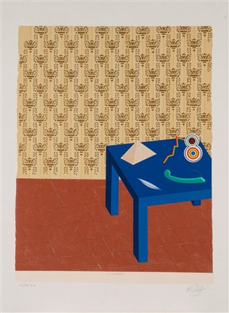 Lucio Del Pezzo (Napoli 1933 - Milano 2020)  - Chambre