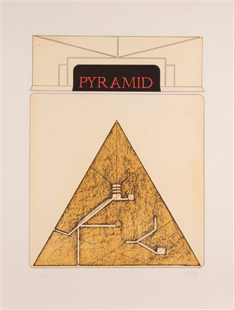 Lucio Del Pezzo (Napoli 1933 - Milano 2020)  - Pyramid
