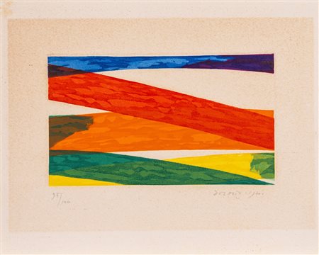 Piero Dorazio (Roma 1927 - Perugia 2005)  - Composizione, 1970