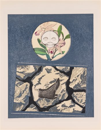 Max Ernst (Brühl 1891 - Parigi 1976)  - Déchets d'Atelier, 1968