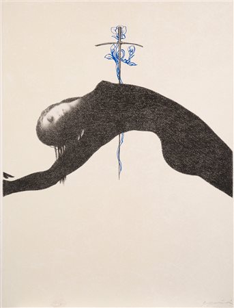 Omar Galliani (Montecchio Emilia 1954)  - Amor Sacro