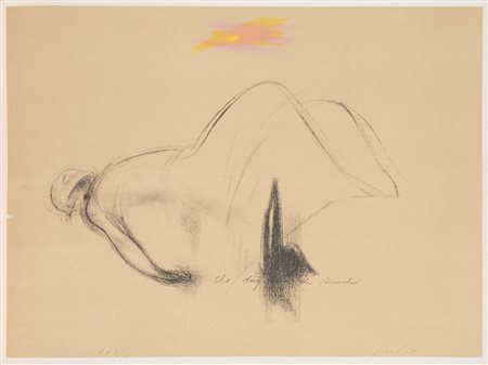 Piero Guccione (Scicli 1935 - Modica 2018)  - Munch