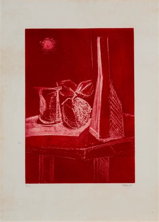 Lorenzo Indrimi (Roma 1930 - 2013)  - Natura morta