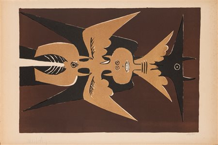 Wifredo Lam (Sagua la Grande 1902 - Parigi 1982)  - Embleme, 1952