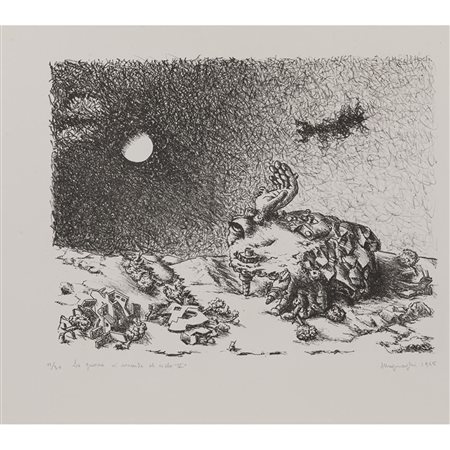 Ambrogio Magnaghi (Milano 1912 - Milano 2001)  - Tre litografie, 1965
