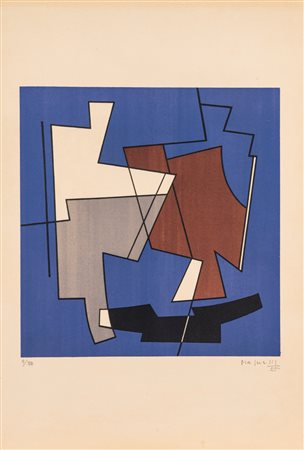Alberto Magnelli (Firenze 1888 - Parigi 1971)  - Composizione, 1955