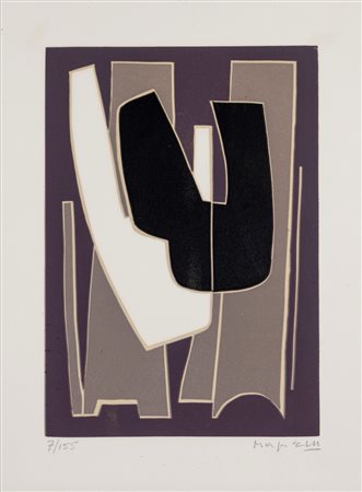 Alberto Magnelli (Firenze 1888 - Parigi 1971)  - La passeggiata