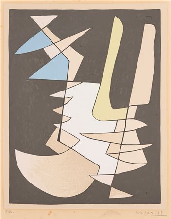 Alberto Magnelli (Firenze 1888 - Parigi 1971)  - Opposition, 1942