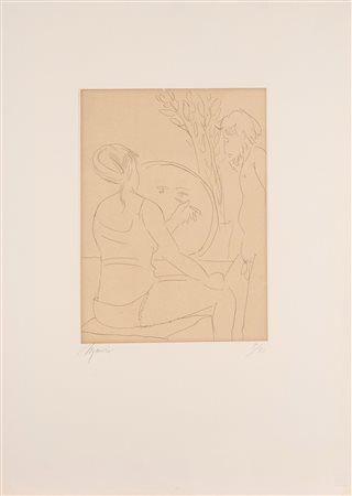 Giacomo Manzù (Bergamo 1908 - Roma 1991)  - Figure