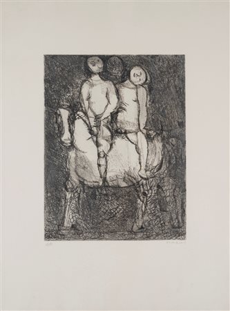 Marino Marini (Pistoia 1901 - Viareggio 1980)  - Passeggiata, 1968