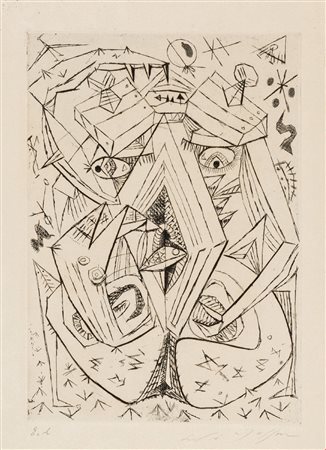 Andrè Masson (Balagny sur Thérain 1896 - Parigi 1987)  - Senza titolo