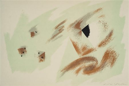 Andrè Masson (Balagny sur Thérain 1896 - Parigi 1987)  - Un coup de dés jamais n’abolira le hasard, 1961