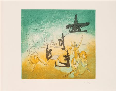 Roberto Sebastian Matta (Santiago Del Cile  1911 - Civitavecchia 2002)  - Autoapocalipse