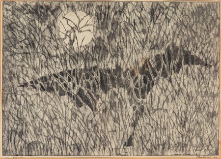 Enrico Paulucci (Genova 1901 - Torino 1999)  - L'Agguato, 1960