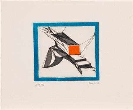 Achille Perilli (Roma 1927 - Orvieto 2021)  - Composizione, 1967
