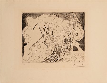 Pablo Picasso (Malaga 1881 - Mougins 1973)  - Femme Torero V, 1934
