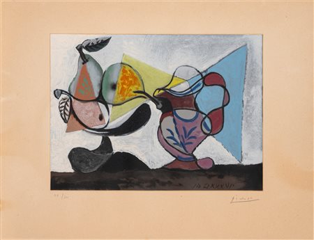 After Pablo Picasso - Nature morte aux poires et au pichet, 1960 ca.