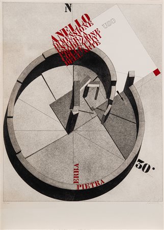 Gio' Pomodoro (Orciano di Pesaro 1930 - Milano 2002)  - Anello dimensione esterna produzione uso collettivi dell’arte, 1978
