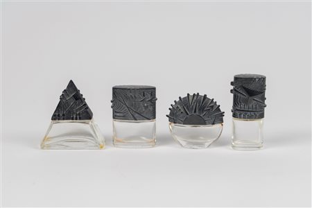 Arnaldo Pomodoro (Morciano di Romagna 1926 - Milano 2025)  - Quattro boccette per profumo per il Gruppo Editoriale Rusconi, 1993