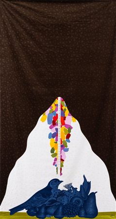 Concetto Pozzati (Vo 1935 - Bologna 2017)  - Nature en pose, 1972