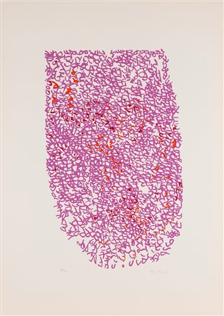 Antonio Sanfilippo (Partanna 1923 - Roma 1980)  - Composizione rosa, 1971