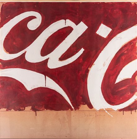 Mario Schifano (Homs 1934 - Roma 1998)  - Coca Cola, 1991