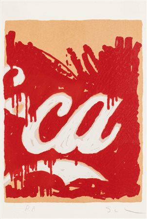 Mario Schifano (Homs 1934 - Roma 1998)  - Coca Cola