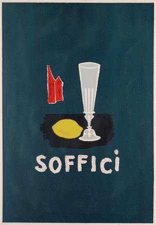 Ardengo Soffici (Rignano sull'Arno 1879 - Vittoria Apuana 1964)  - Frontespizio, 1960