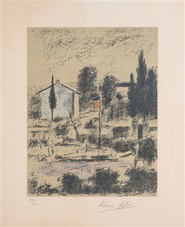 Ardengo Soffici (Rignano sull'Arno 1879 - Vittoria Apuana 1964)  - Casa del Fedi, 1960