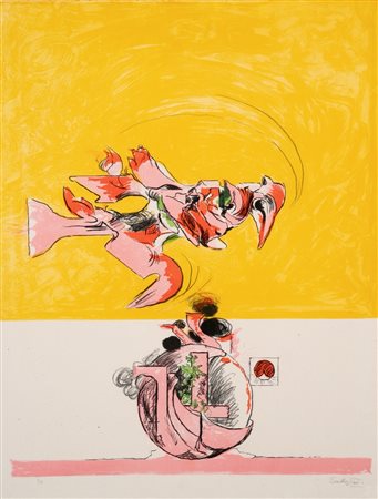 Graham Sutherland (Londra 1903 - 1980)  - Firebird I, 1975